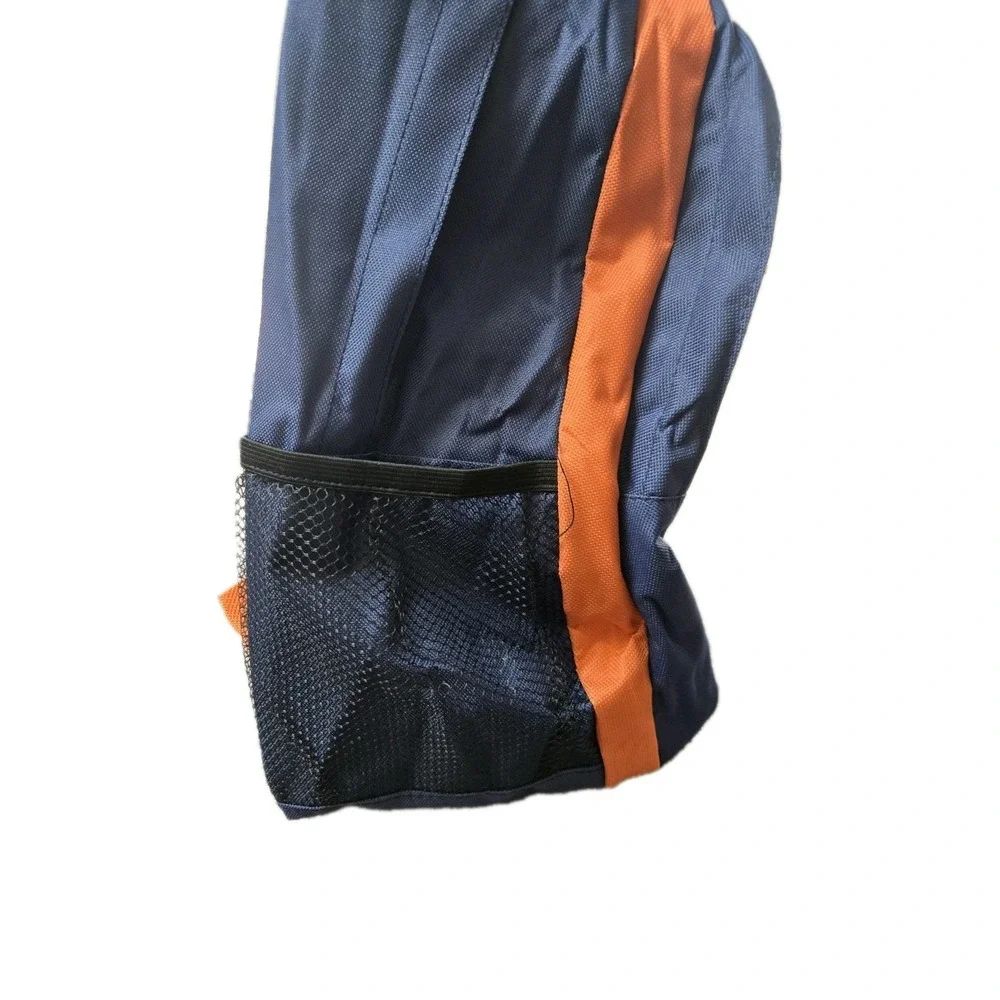 17 Inch Kids Orange And Blue‎ Backpack With Side Pockets